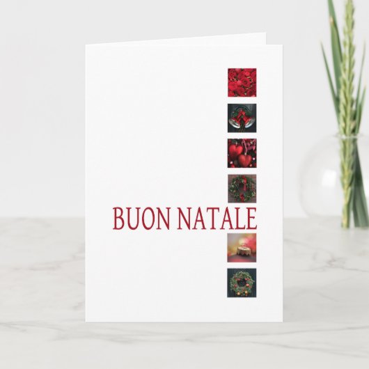 Carte de Noël italienne Buon Natale (Devant)