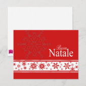 Carte de Noël italienne Buon Natale (Devant / Derrière)