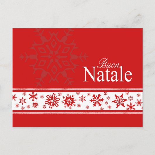 Carte de Noël italienne Buon Natale (Devant)