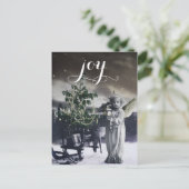 Carte de Noël italienne Vintage Angélique (Debout devant)