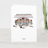 Carte de Noël Jailbird (Dos)