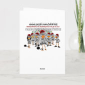 Carte de Noël Jailbird (Dos)