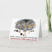 Carte de Noël Jailbird : Jailbirdz (Dos)