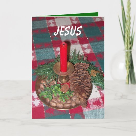 Carte de Noël/JESUS (Devant)