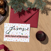 Carte de Noël : Jésus au coeur de Noël
