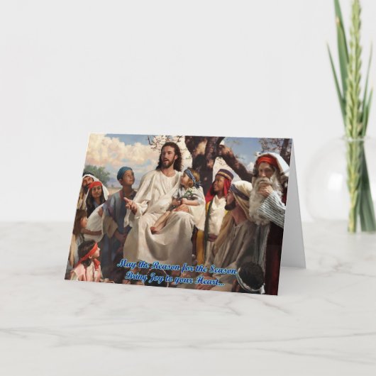 carte de noël jesus christ (Devant)