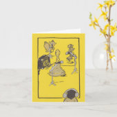 Carte de Noël Jingle Bell Rock (Fleur jaune)