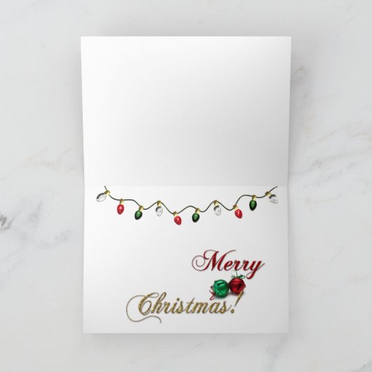 Carte de Noël Jingle Bells (Intérieur)