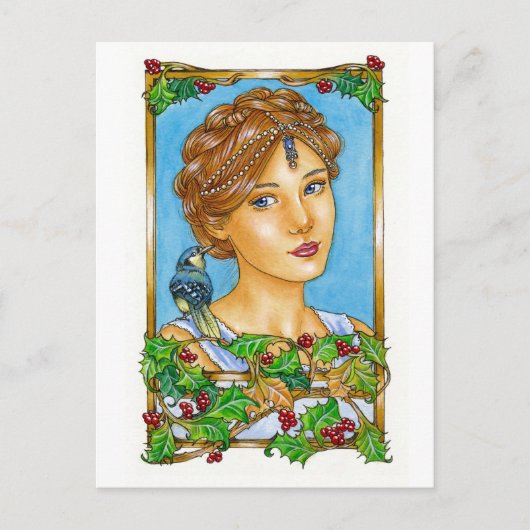 Carte de Noël "Joie au monde" (Devant)
