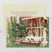 Carte de Noël Jolly Birds (Devant / Derrière)