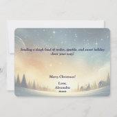 Carte de Noël Jolly Santa (Dos)