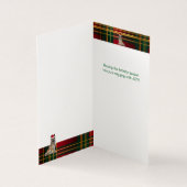 Carte de Noël Jour de Fête de Chien Tervuren (Inside)