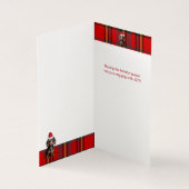 Carte de Noël Jour Fête Jour Fête Dachshund (Inside)