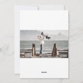 Carte de Noël Joy Minimalist Family Photo (Dos)