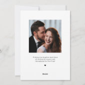 Carte de Noël Joy Photo Holiday Card (Dos)