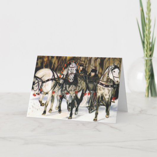 Carte de Noël "Joy Ride" (Devant)