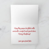 Carte de Noël Joy Seasonal Wreath (Intérieur)