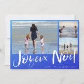 Carte de Noël Joyeaux Noel Beach (Devant)