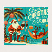 Carte de Noël Joyeuse (Outside Unfolded)