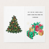 Carte de Noël Joyeuse (Inside Unfolded)