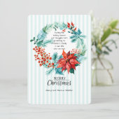 Carte de Noël joyeuse (Debout devant)