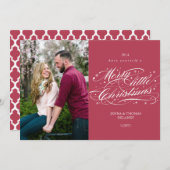 Carte de Noël Joyeuse (Devant / Derrière)