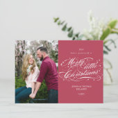 Carte de Noël Joyeuse (Debout devant)