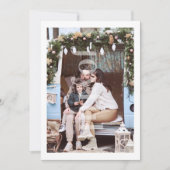 Carte de Noël joyeuse avec photo (Devant)