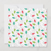 Carte de Noël Joyeuse + Bright One Photo (Dos)