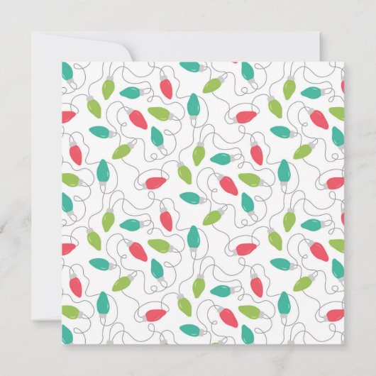 Carte de Noël Joyeuse + Bright One Photo (Dos)