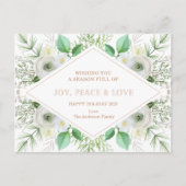 Carte de Noël Joyeuse Carte postale de Noël person (Devant)