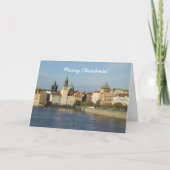 Carte de Noël Joyeuse de Prague (Devant)
