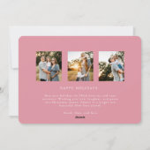 Carte de Noël joyeuse et brillante (Dos)