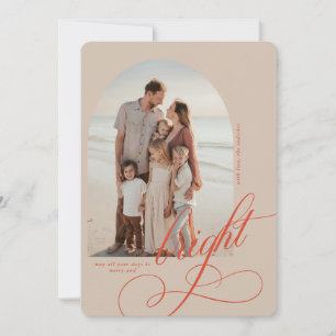 Carte de Noël joyeuse et brillante