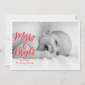 Carte de Noël Joyeuse et brillante à saint Jacques (Devant)