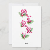 Carte de Noël Joyeuse et Lumineuse (Dos)