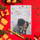 Carte de Noël Joyeuse et Lumineuse