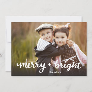 Carte de Noël Joyeuse et Lumineuse