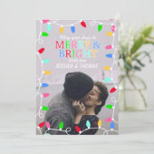 Carte de Noël Joyeuse et Lumineuse (Debout devant)