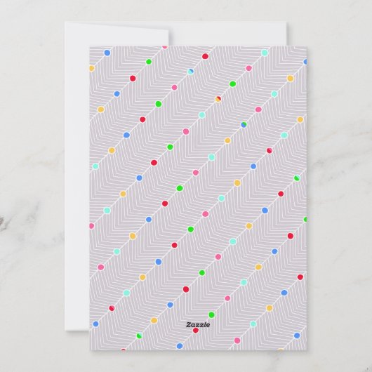 Carte de Noël Joyeuse et Lumineuse (Dos)