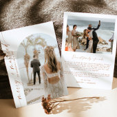 Carte de Noël Joyeuse et Mariée | Carte Boho