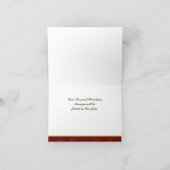 Carte de Noël Joyeuse étoile à neige père Noël (Intérieur)