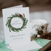 Carte de Noël Joyeuse nouvelle année