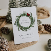 Carte de Noël Joyeuse nouvelle année