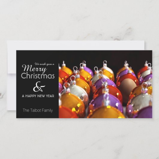 Carte de Noël Joyeuse personnalisée INTRUDER (Devant)