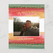 Carte de Noël Joyeuse Photo Budget (Devant)