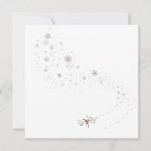 Carte de Noël Joyeuse Photo de Fêtes (Dos)