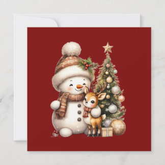 Carte de Noël joyeuse | Salutation festive des Fêt