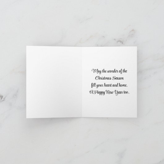 Carte de Noël Joyeuse vintage (Intérieur)