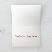 Carte de Noël Joyeuses Fêtes (Intérieur)